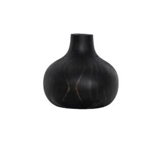 Wooden Gourd Dry Vases (Black)