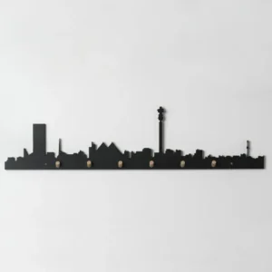 Johannesburg Skyline Wall Hooks (Black)