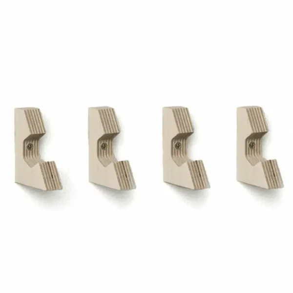 Triangular Hexagon Wall Hooks (Set of 4)
