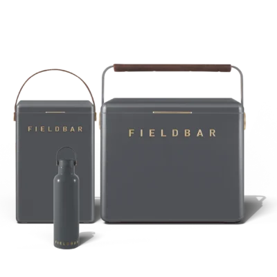 Cooler Box Set & Field Bottle / Oyster Grey