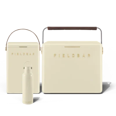Cooler Box Set & Field Bottle / Safari White