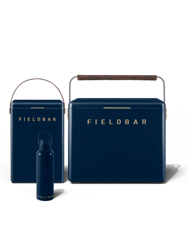 Cooler Box Set & Field Bottle / Sea Boat Blue