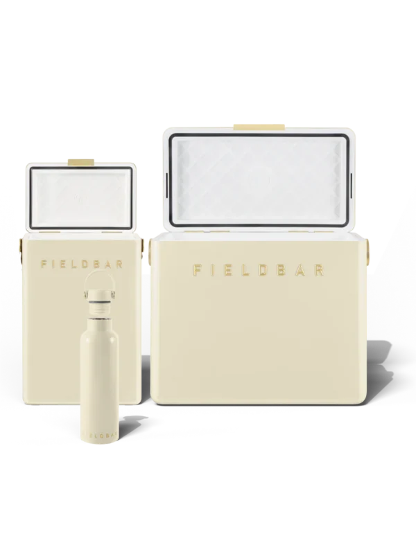 Cooler Box Set & Field Bottle / Safari White