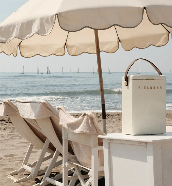 A sylish cooler made with modern materials but crafted with old-fashioned charm, skill and workmanship